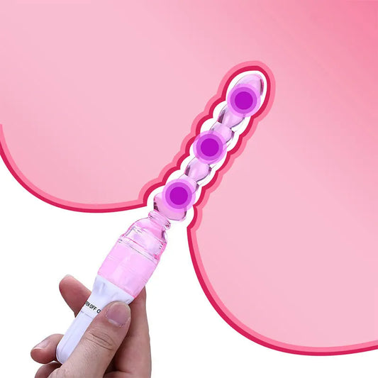 Anal Beads With Vibrating