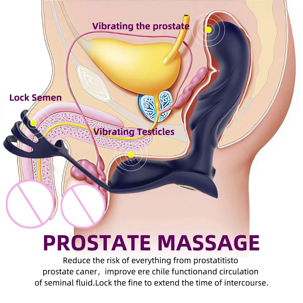 Male Prostate Massage Vibrator Anal