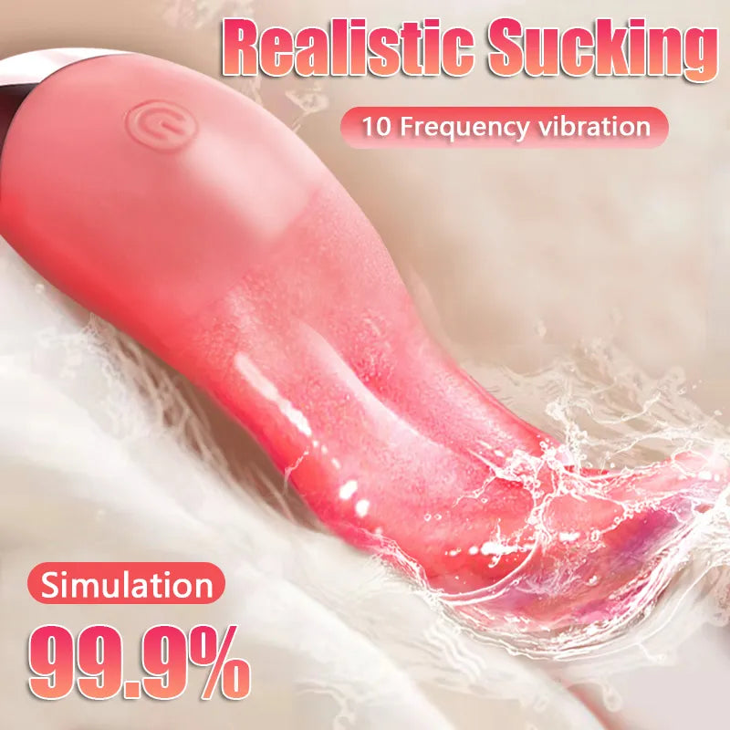 Tongue Licking Vibrator for Women
