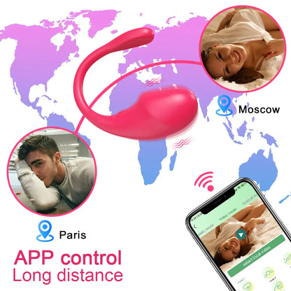Wireless/Bluetooth Remote Control G Spot Vibrator for Women