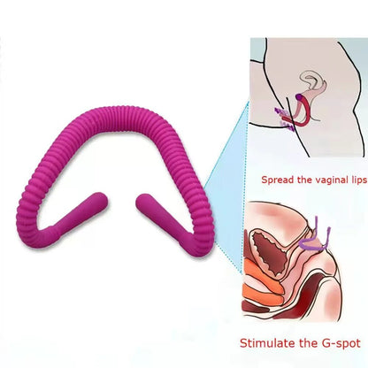 Labia Clamps Pussy Spreader Silicone Spot Clitoris Stimulation