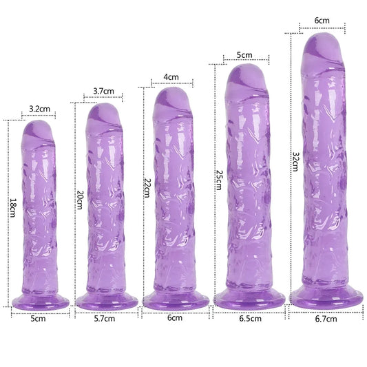 Dildo Realistic Penis Soft Jelly